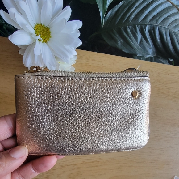 Michael Kors Metallic Gold Wristlet - Picture 8 of 10